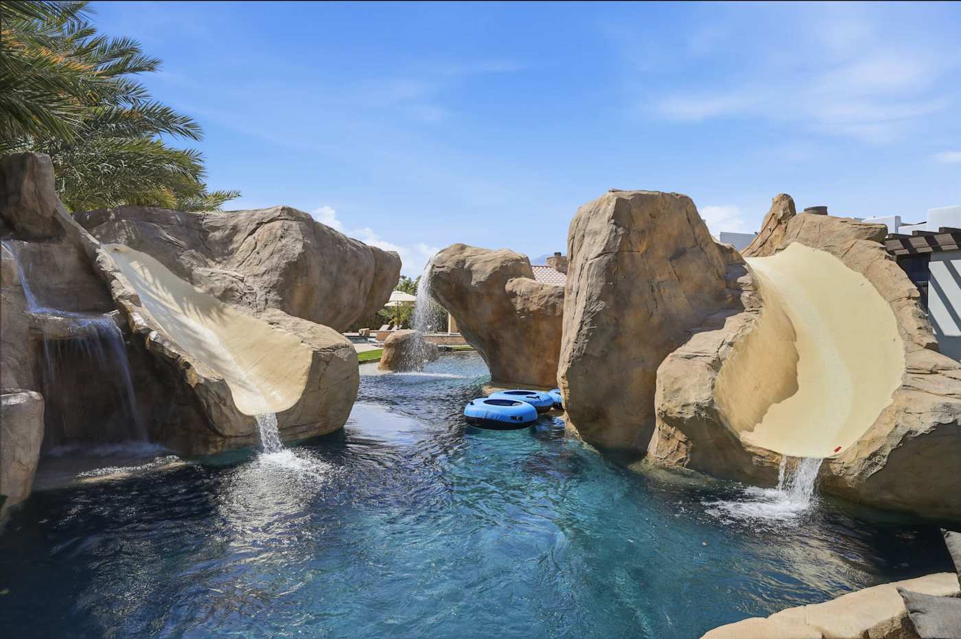 The Ranch’s two waterslides and lazy river